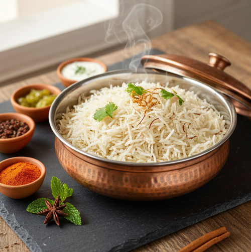 Cooked 1121 Basmati Rice