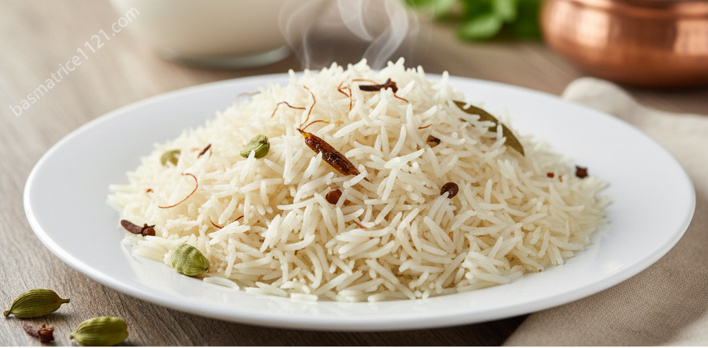 Raw 1121 Basmati Rice Grains